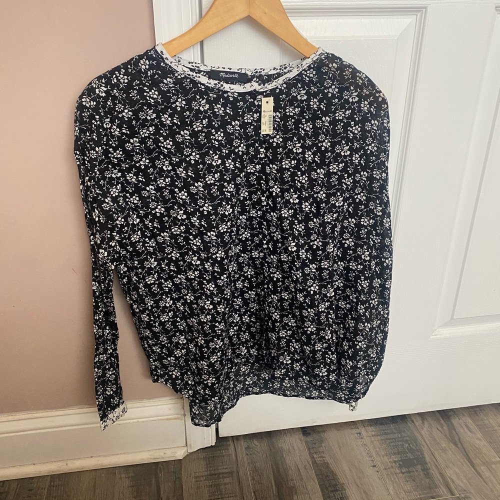 Madewell Print-Mix Meadow Shirt in Branch Floral - Picture 4 of 4